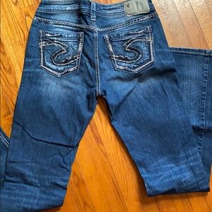 Silver jeans
